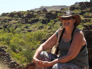 Jenny Jarvis at Keep River National Park  (photo copyright Mike Jarvis)