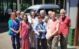 Our group at the Glenloch Tea Factory with our guide Nirosha  (photo copyright Mike Jarvis)