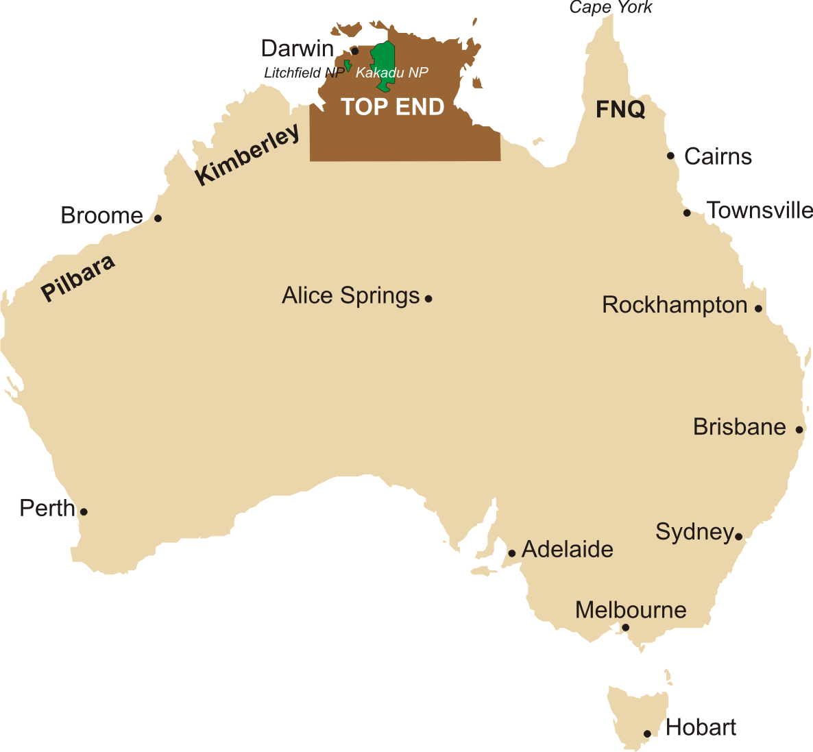 Map of Australia