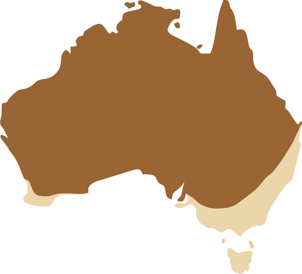 Australian Bustard Distribution Map