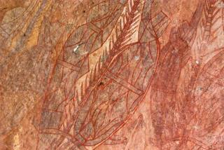 Ubirr Rock Art  (photo copyright Barry Robinson)