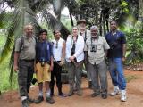 Kishan, Rahul, Thilini, Jenny, Mike, Upali and Nishantha at Sinharaja  (photo copyright Mike Jarvis)