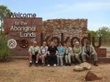 Kakadu entry statement with group from August 2016 tour  (photo copyright Mike Jarvis)