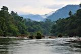 The beautiful Kelani River in Kitulgala Forest. The Bridge on the River Kwai was filmed near here.  (photo copyright Dr Kishan Pandithage)