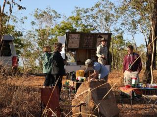 Bush breakfast on the Marrakai track, 'Kakadu Nature's Way' tour  (photo copyright Mike Samuel)