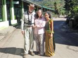 Mike, Jenny and guide at the Tea Factory  (photo copyright Mike Jarvis)